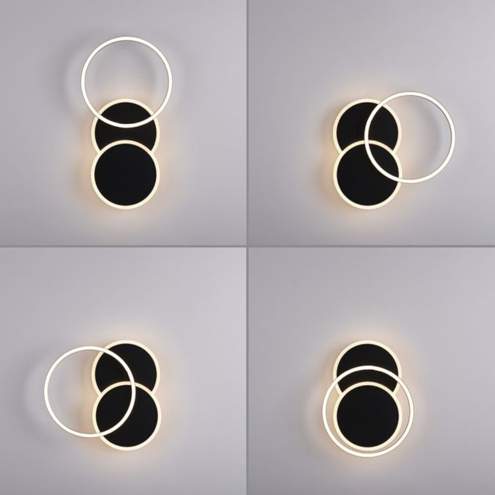 Paul Neuhaus Plafondlamp Baikal 3 lichts zwart Paul Neuhaus Plafondlamp Baikal 3 lichts zwart