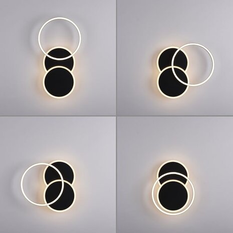 Paul Neuhaus Plafondlamp Baikal 3 lichts zwart Paul Neuhaus Plafondlamp Baikal 3 lichts zwart