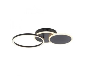 Paul Neuhaus Plafondlamp Baikal 3 lichts zwart Paul Neuhaus Plafondlamp Baikal 3 lichts zwart