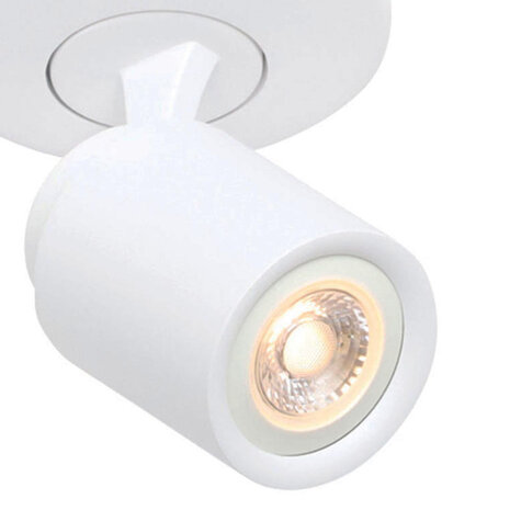 Freelight Spot Razza 1 lichts GU10 wit Freelight Spot Razza 1 lichts GU10 wit