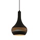 Freelight Hanglamp Canna 4 lichts L 130 cm Ø 25 cm zwart goud Freelight Hanglamp Canna 4 lichts L 130 cm Ø 25 cm zwart goud