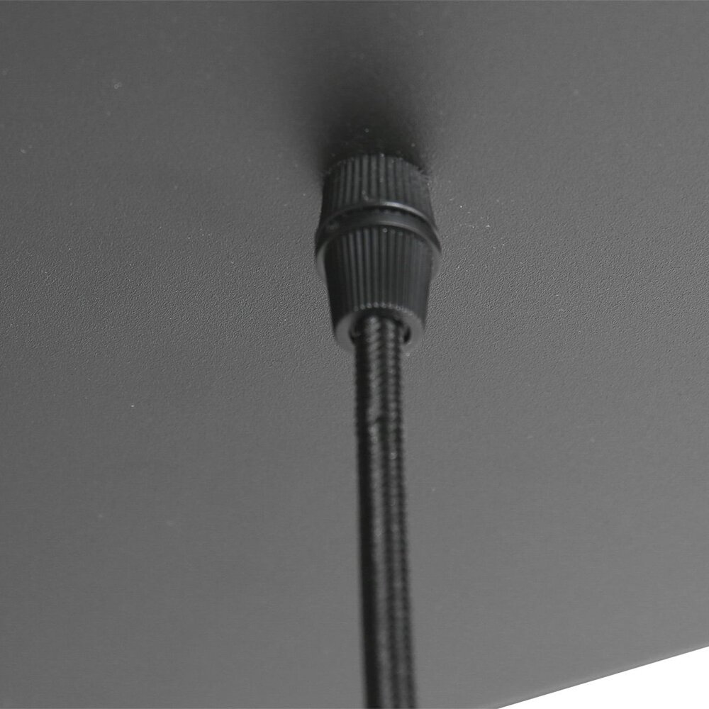 Steinhauer Hanglamp bollique L 140 cm B 25 cm 9 lichts 3798 zwart Steinhauer Hanglamp bollique L 140 cm B 25 cm 9 lichts 3798 zwart