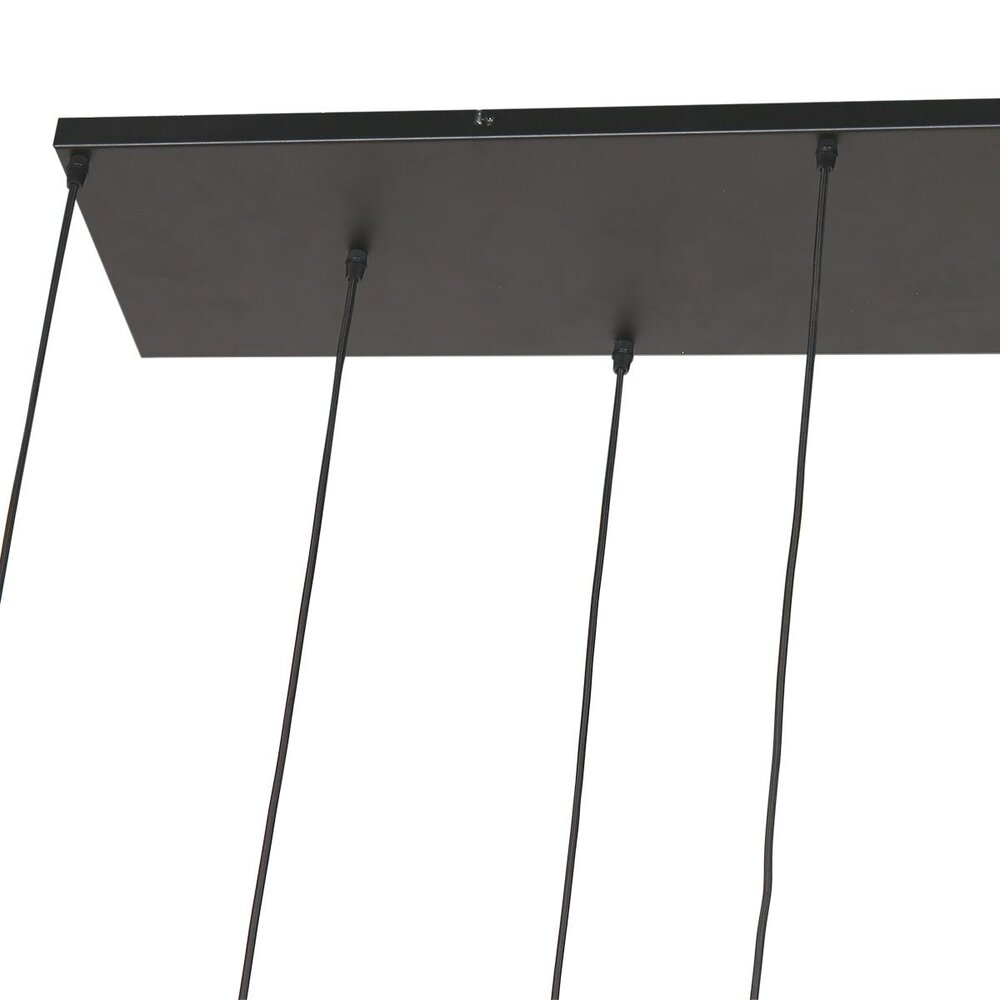 Steinhauer Hanglamp reflexion L 140 cm B 25 cm 9 lichts 3797 messing