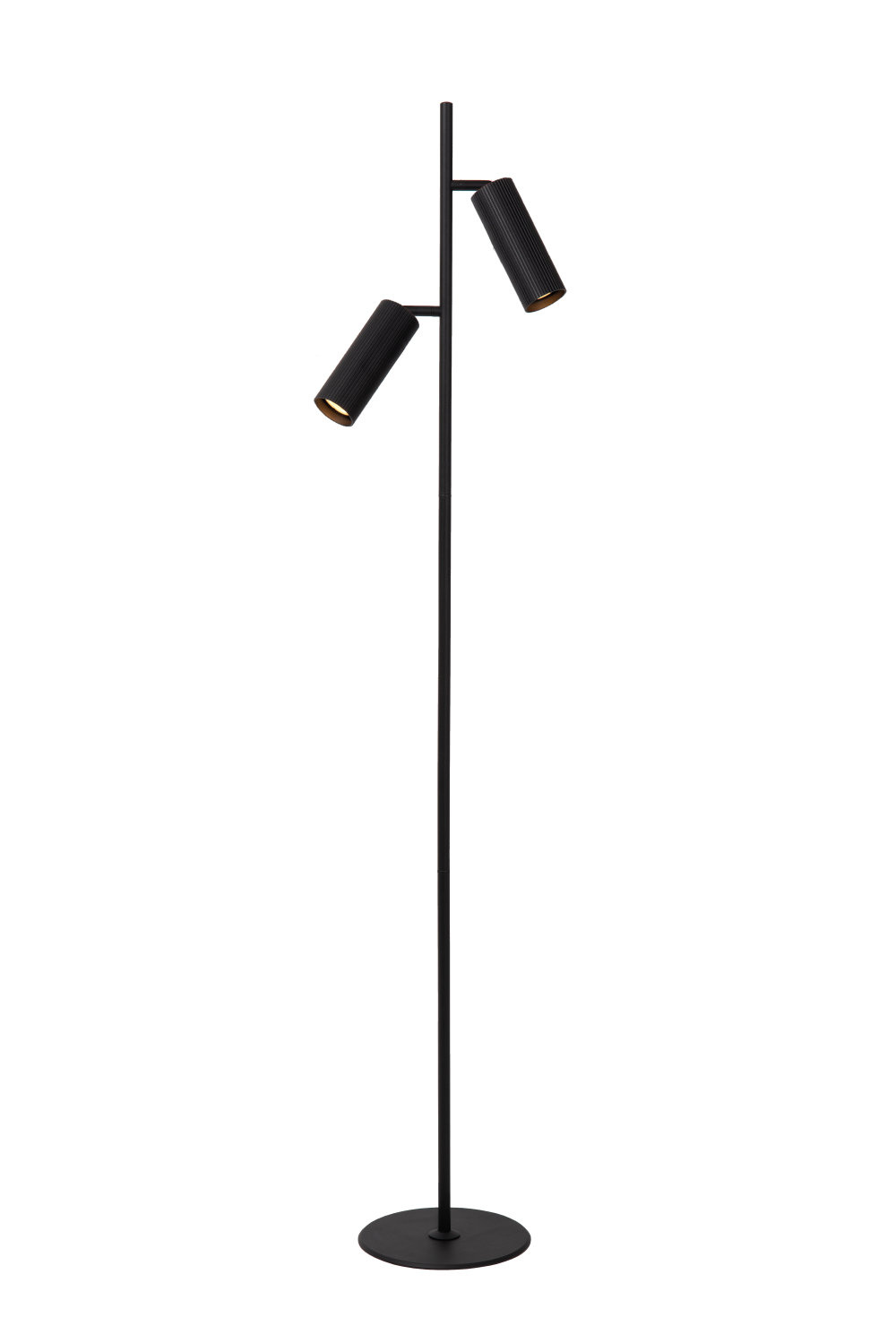 Lucide CLUBS Vloerlamp 2xGU10 Zwart