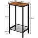 Ylumen Bijzettafel Julian H 73.5 cm bruin zwart Ylumen Bijzettafel Julian H 73.5 cm bruin zwart