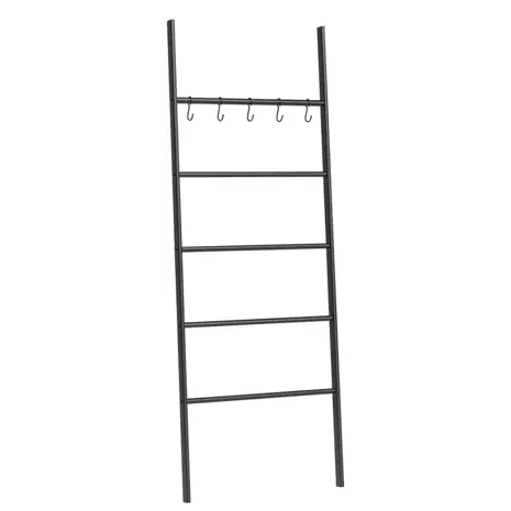 Ylumen Decoratieve ladder Tess H 177 cm zwart