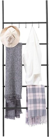 Ylumen Decoratieve ladder Tess H 177 cm zwart