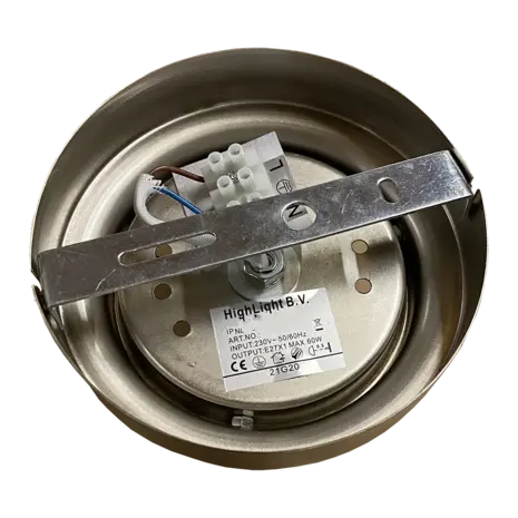 Highlight Plafondlamp Deco Glasgow Ø 24 cm wit Highlight Plafondlamp Deco Glasgow Ø 24 cm wit