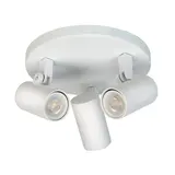 Highlight Spot Picollo 3 lichts Ø 17 cm incl mini GU10 wit