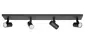Spot Picollo 4 lichts L 65 cm incl mini GU10 zwart