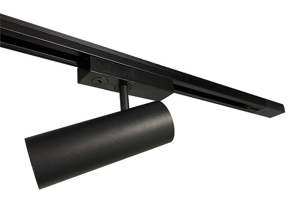 Freelight Railsysteem Freetrack set 480 cm + 5 cilinder spots zwart