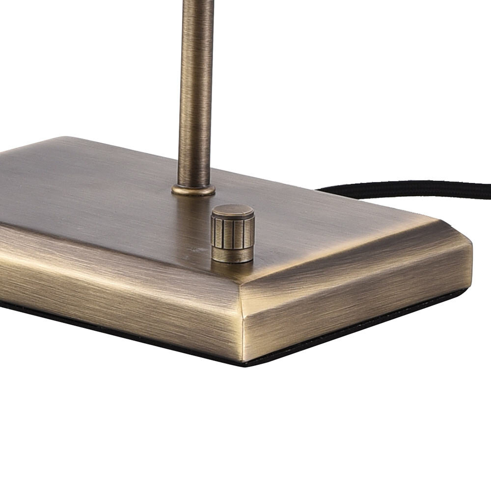 Artdelight Tafellamp Oxford H 37 cm brons groen Artdelight Tafellamp Oxford H 37 cm brons groen