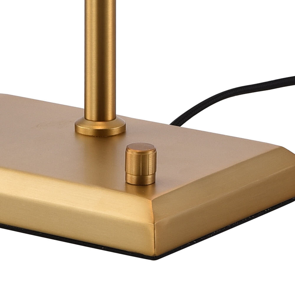 Artdelight Tafellamp Stanford H 37 cm goud groen