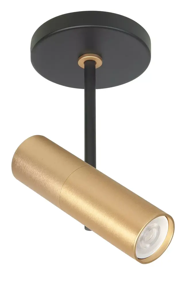 Highlight Spot Trend 1 lichts incl mini GU10 zwart goud Highlight Spot Trend 1 lichts incl mini GU10 zwart goud