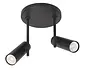 Spot Trend 2 lichts Ø 15 cm incl mini GU10 zwart Spot Trend 2 lichts Ø 15 cm incl mini GU10 zwart