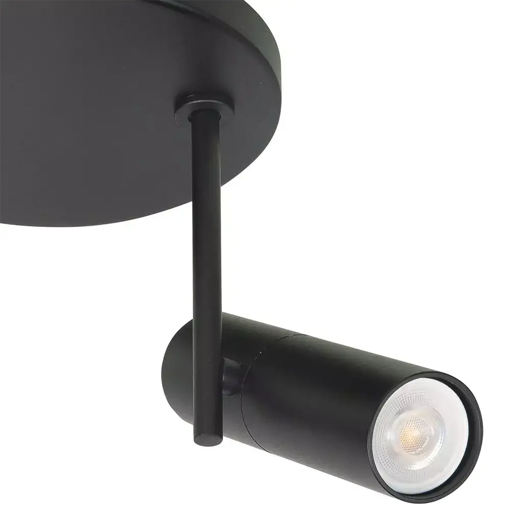 Highlight Spot Trend 2 lichts Ø 15 cm incl mini GU10 zwart Highlight Spot Trend 2 lichts Ø 15 cm incl mini GU10 zwart