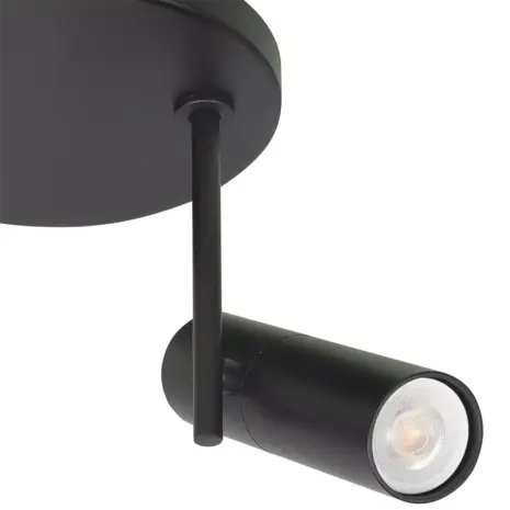 Highlight Spot Trend 2 lichts Ø 15 cm incl mini GU10 zwart Highlight Spot Trend 2 lichts Ø 15 cm incl mini GU10 zwart
