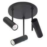 Highlight Spot Trend 3 lichts Ø 20 cm incl mini GU10 zwart
