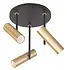 Spot Trend 3 lichts Ø 20 cm incl mini GU10 zwart goud Spot Trend 3 lichts Ø 20 cm incl mini GU10 zwart goud