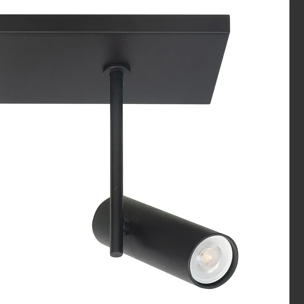 Highlight Spot Trend 2 lichts L 40 cm incl mini GU10 zwart Highlight Spot Trend 2 lichts L 40 cm incl mini GU10 zwart