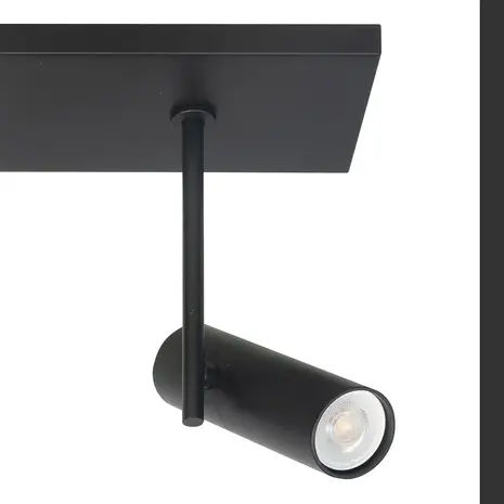 Highlight Spot Trend 2 lichts L 40 cm incl mini GU10 zwart Highlight Spot Trend 2 lichts L 40 cm incl mini GU10 zwart