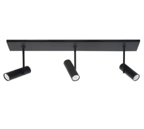 Highlight Spot Trend 3 lichts L 65 cm incl mini GU10 zwart Highlight Spot Trend 3 lichts L 65 cm incl mini GU10 zwart