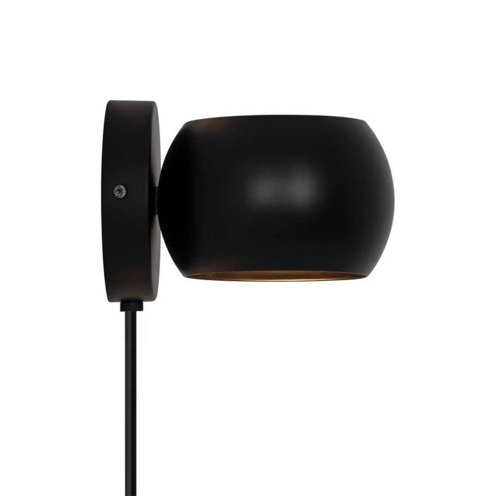 Nordlux Wandlamp Belir Ø 13 cm zwart Nordlux Wandlamp Belir Ø 13 cm zwart