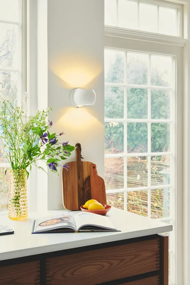 Nordlux Wandlamp Belir Ø 13 cm wit Nordlux Wandlamp Belir Ø 13 cm wit