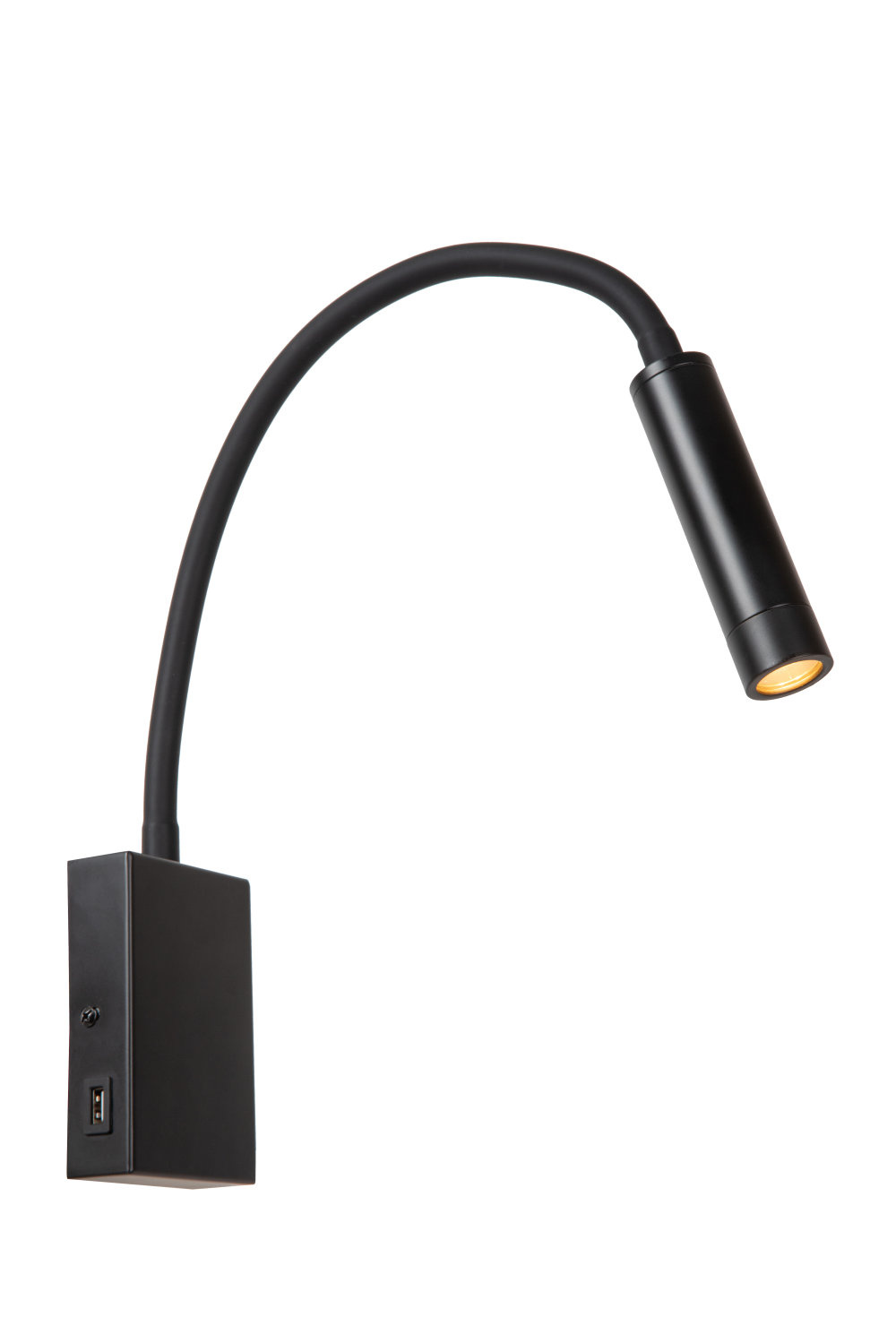 Lucide ALEC - Wandspot / Wandlamp - LED - G9 - 1x3W 2700K - Inclusief omwisselbare kappen - Zwart