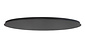 Plafondplaat ovaal 100 x 35 cm zonder gaten zwart Plafondplaat ovaal 100 x 35 cm zonder gaten zwart