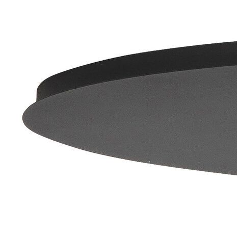 Ylumen Plafondplaat ovaal 160 x 55 cm zonder gaten zwart Ylumen Plafondplaat ovaal 160 x 55 cm zonder gaten zwart