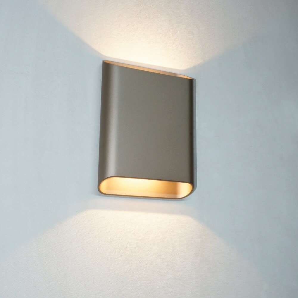 Artdelight Wandlamp Diaz Large H 20 cm champagne Artdelight Wandlamp Diaz Large H 20 cm champagne