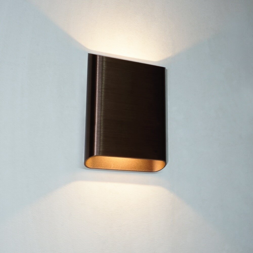 Artdelight Wandlamp Diaz Large H 20 cm koper brons Artdelight Wandlamp Diaz Large H 20 cm koper brons