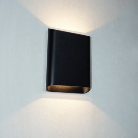 Artdelight Wandlamp Diaz Large H 20 cm zwart Artdelight Wandlamp Diaz Large H 20 cm zwart