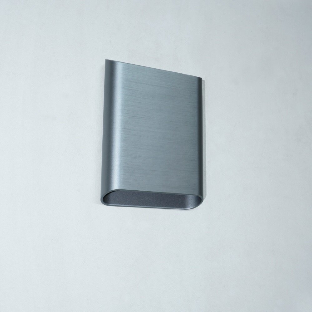 Artdelight Wandlamp Diaz Large H 20 cm gun metal Artdelight Wandlamp Diaz Large H 20 cm gun metal