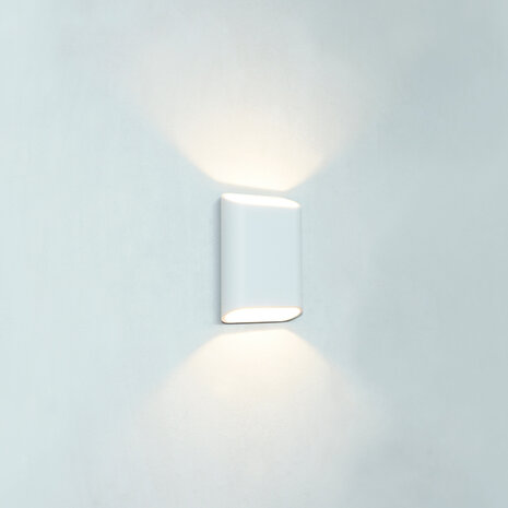 Artdelight Wandlamp Diaz Small H 15 cm wit Artdelight Wandlamp Diaz Small H 15 cm wit