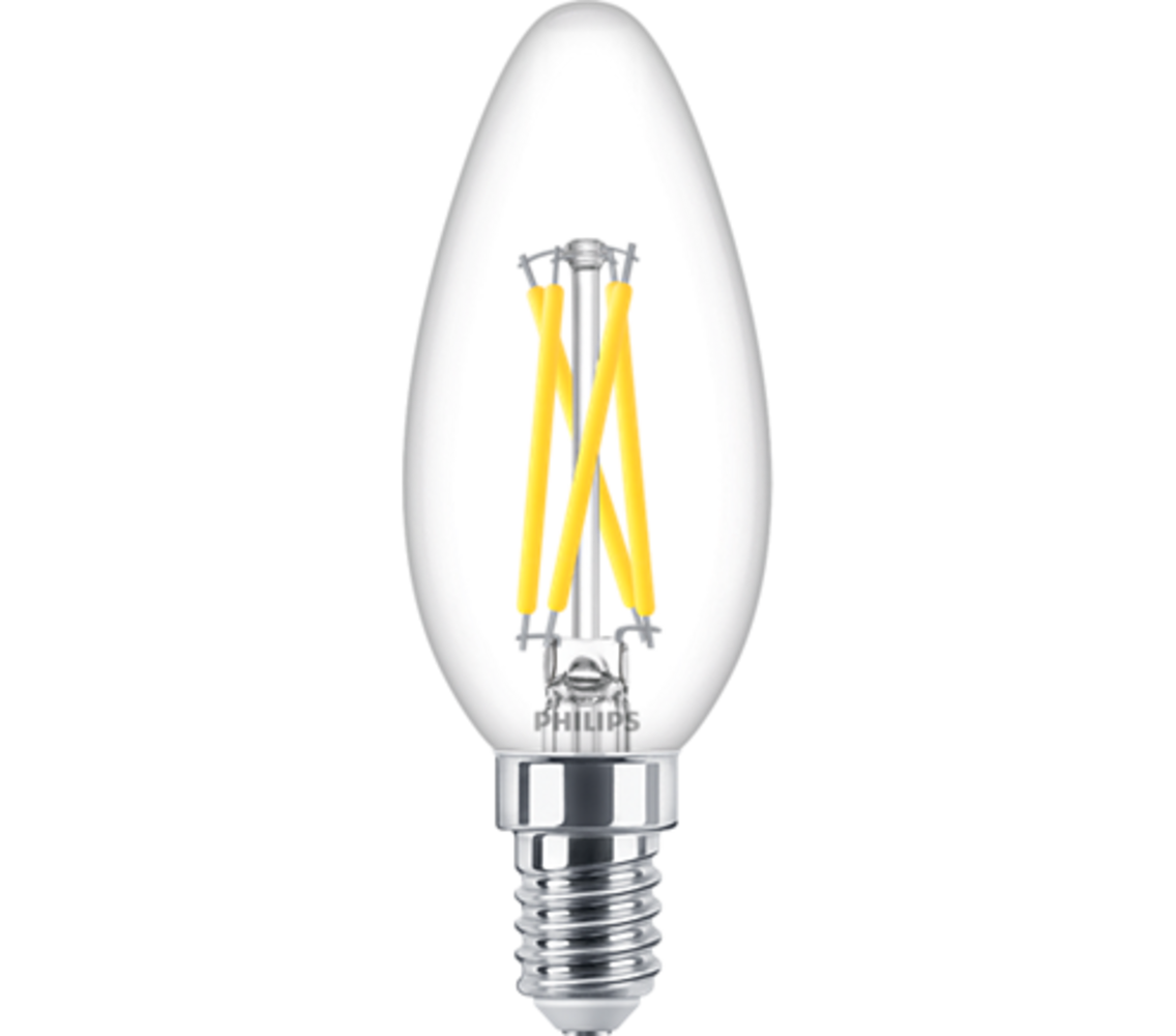 Philips LED E14 kaars 25-2.5 Watt Philips warmglow filament DIM Philips LED E14 kaars 25-2.5 Watt Philips warmglow filament DIM