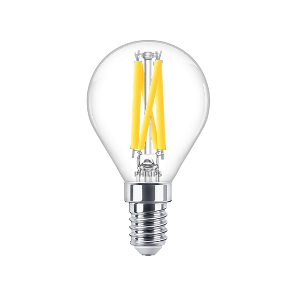 Philips LED E14 kogel 25-2.5 Watt Philips warmglow filament DIM