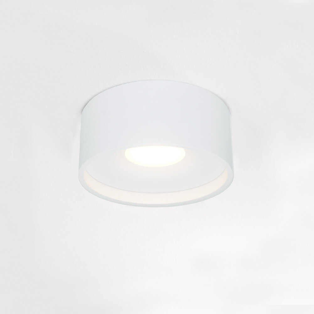 Artdelight Plafondlamp Oran  Ø 12 cm wit