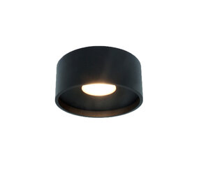Artdelight Plafondlamp Oran  Ø 12 cm zwart Artdelight Plafondlamp Oran  Ø 12 cm zwart