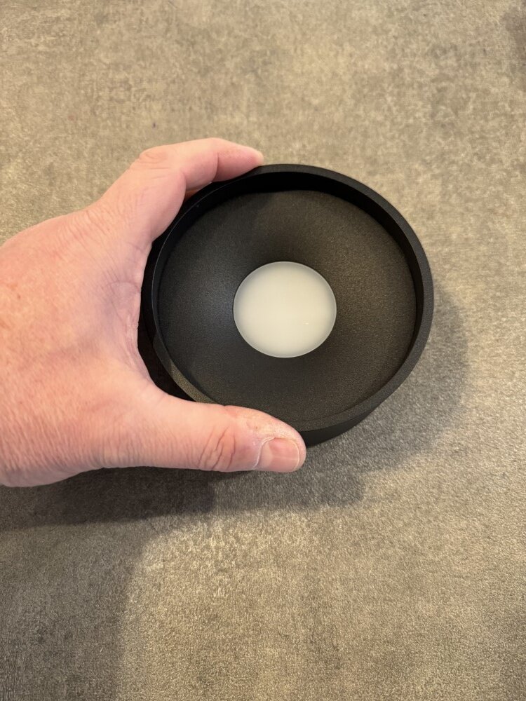 Artdelight Plafondlamp Oran  Ø 12 cm zwart