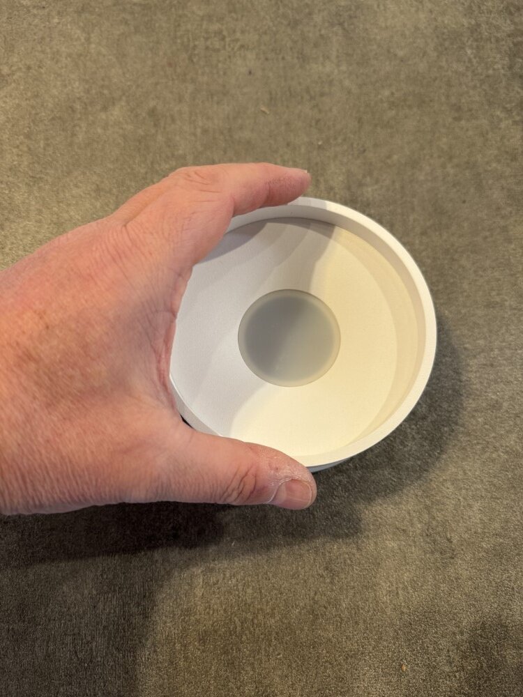 Artdelight Plafondlamp Oran  Ø 12 cm wit