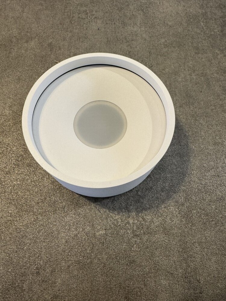 Artdelight Plafondlamp Oran  Ø 12 cm wit