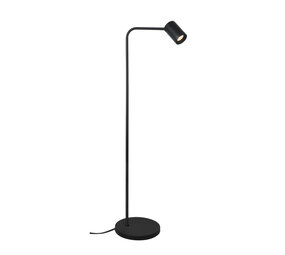 Artdelight Vloerlamp Megano 1 lichts H 135 cm zwart Artdelight Vloerlamp Megano 1 lichts H 135 cm zwart