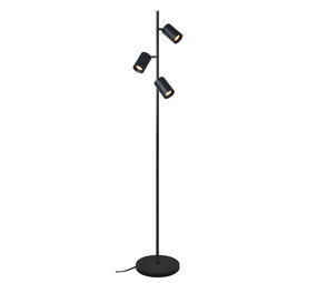 Artdelight Vloerlamp Megano 3 lichts H 160 cm zwart Artdelight Vloerlamp Megano 3 lichts H 160 cm zwart