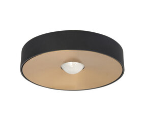 Highlight Plafondlamp Bright  Ø 20 cm zwart goud Highlight Plafondlamp Bright  Ø 20 cm zwart goud