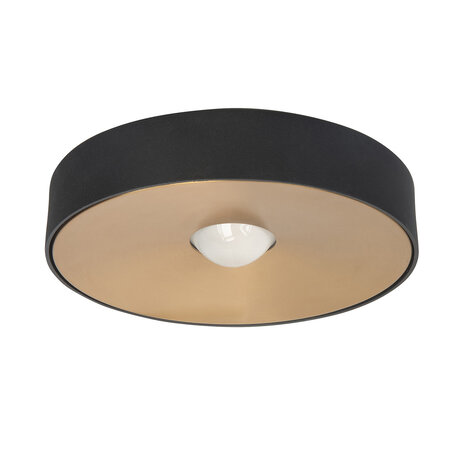 Highlight Plafondlamp Bright  Ø 20 cm zwart goud Highlight Plafondlamp Bright  Ø 20 cm zwart goud