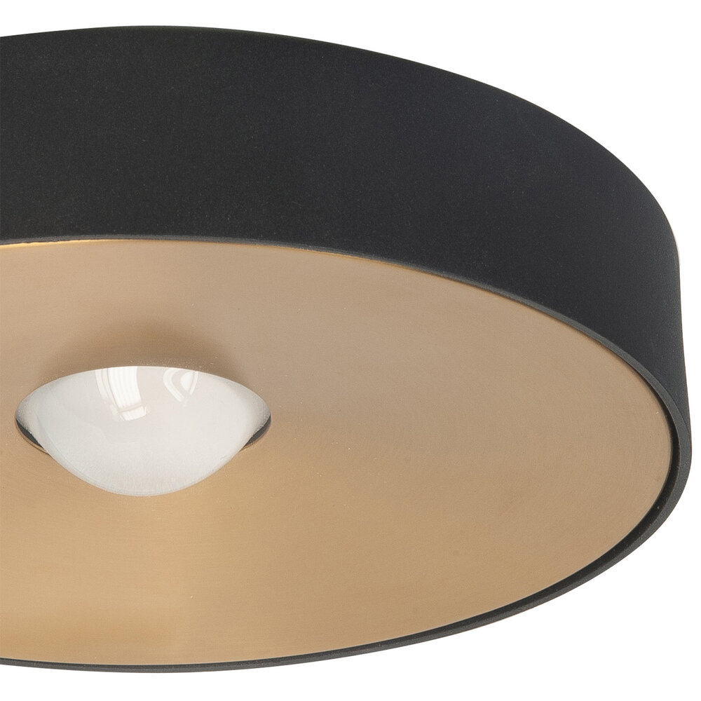 Highlight Plafondlamp Bright  Ø 20 cm zwart goud Highlight Plafondlamp Bright  Ø 20 cm zwart goud