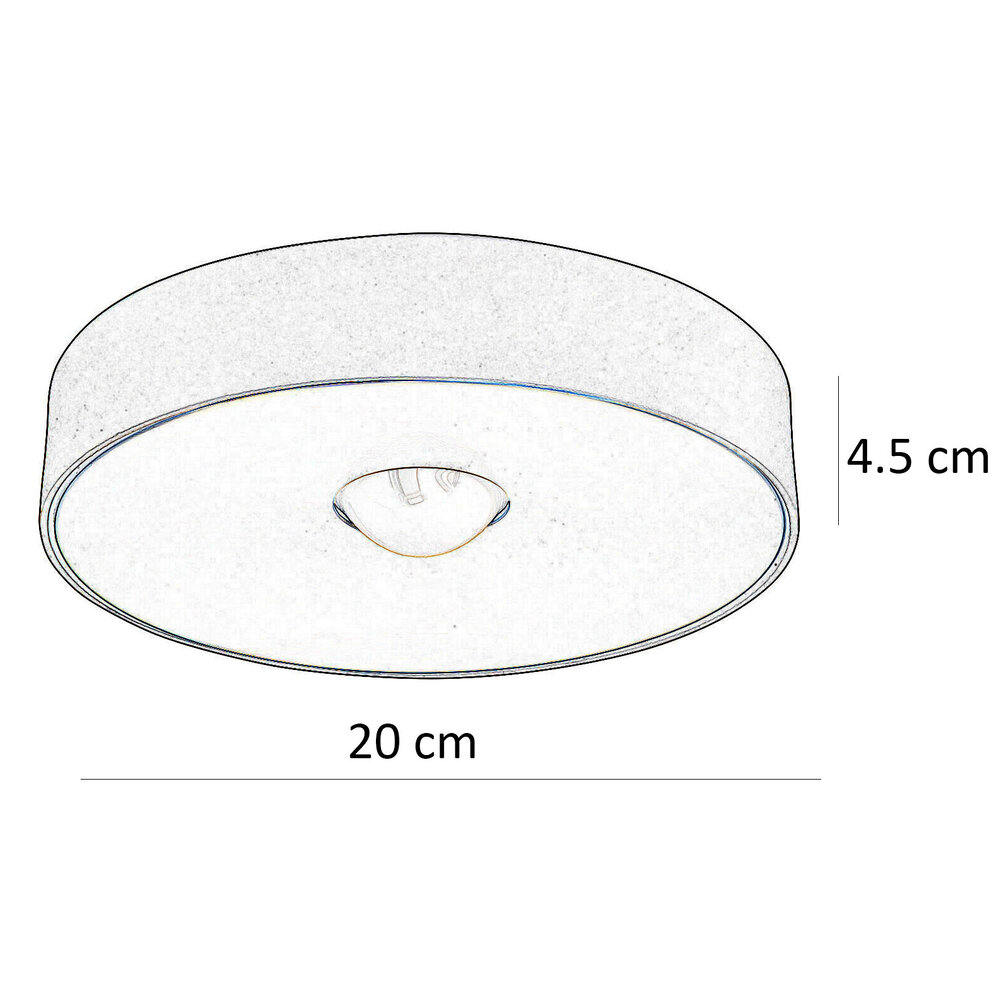 Highlight Plafondlamp Bright  Ø 20 cm zwart goud Highlight Plafondlamp Bright  Ø 20 cm zwart goud