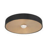 Highlight Plafondlamp Bright  Ø 26 cm zwart goud Highlight Plafondlamp Bright  Ø 26 cm zwart goud